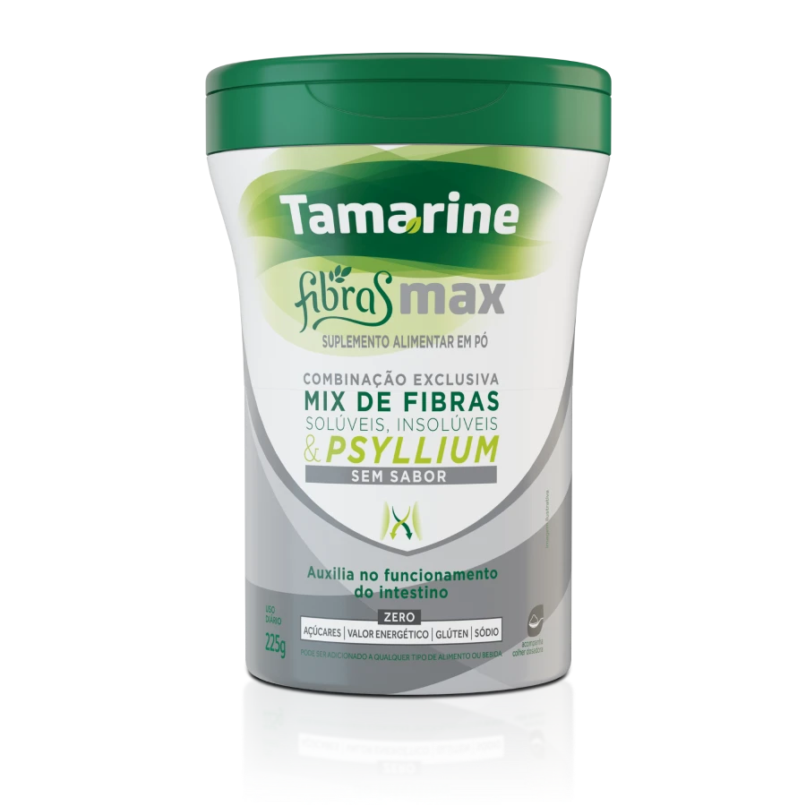 Embalagem de Tamarine Fibras Max Sem Sabor com 225g 