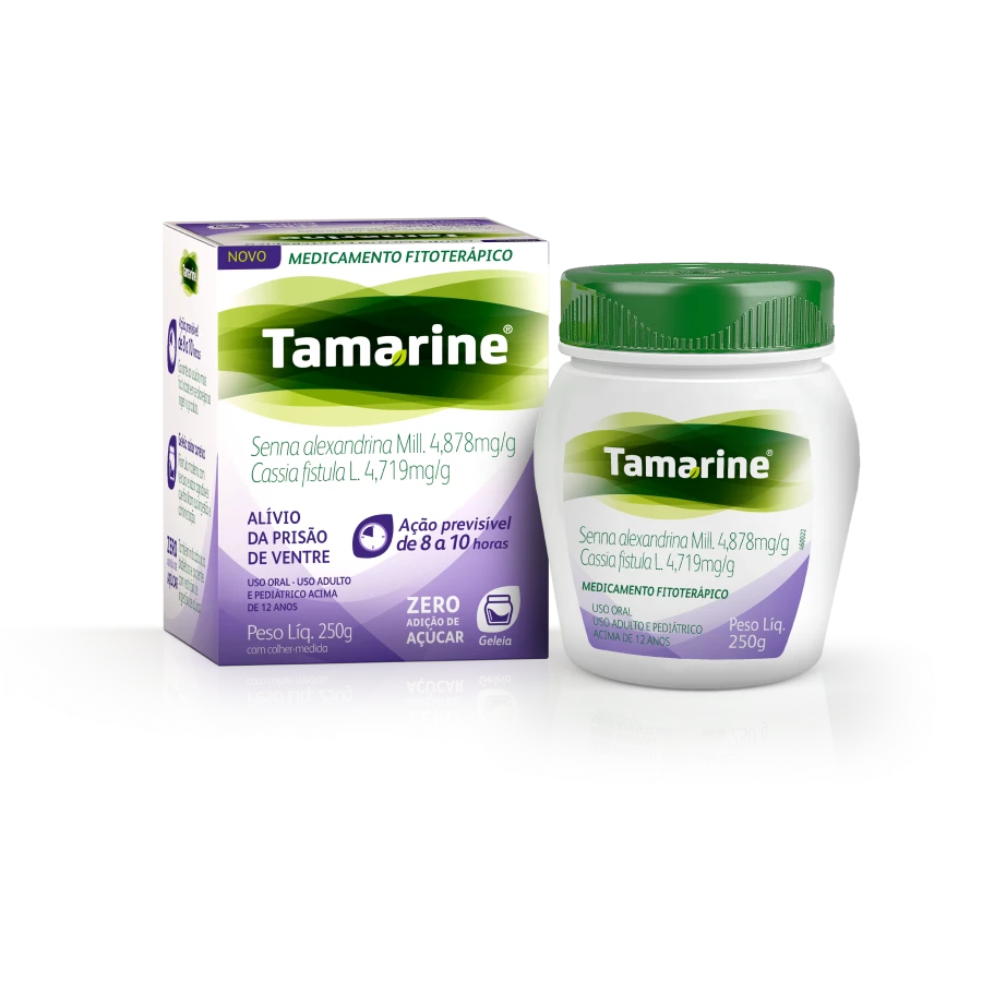 Embalagem de Tamarine Geleia Embalagem de 250g sabor ameixa